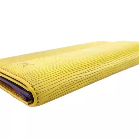 LOUIS VUITTON Long Wallet Epi Tassiri Epi Leather Authentic Used - Picture 3 of 10